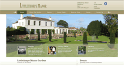 Desktop Screenshot of littlethorpemanor.com